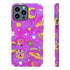 Galactic Gaze Phone Case in Pink