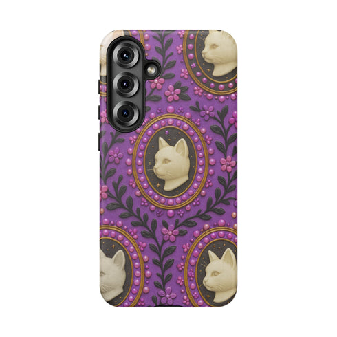 Baroque Cat Cameo Phone Case