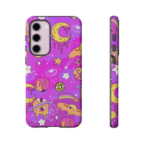 Galactic Gaze Phone Case in Pink