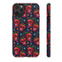 Red Cherry Skull Phone Case