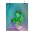 Raw Green Quartz Cluster Fine Art Print