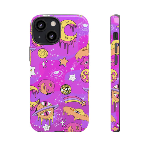 Galactic Gaze Phone Case in Pink