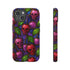 Stained Glass Cherry Skull Phone Case