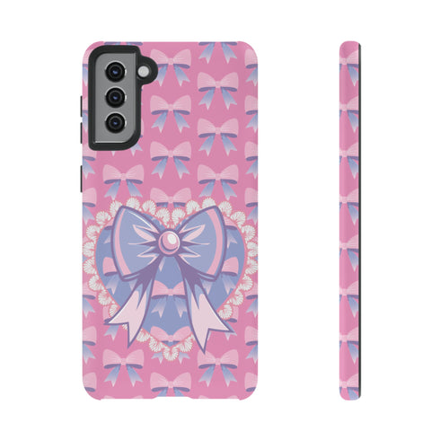 Heart Coquette Bow Phone Case