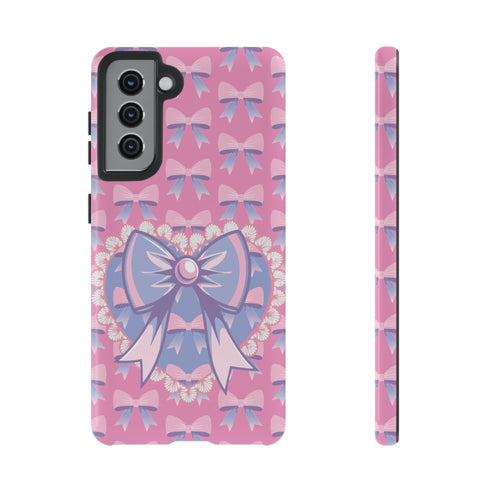 Heart Coquette Bow Phone Case