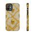 Marble Gold and White Skull Phone Case