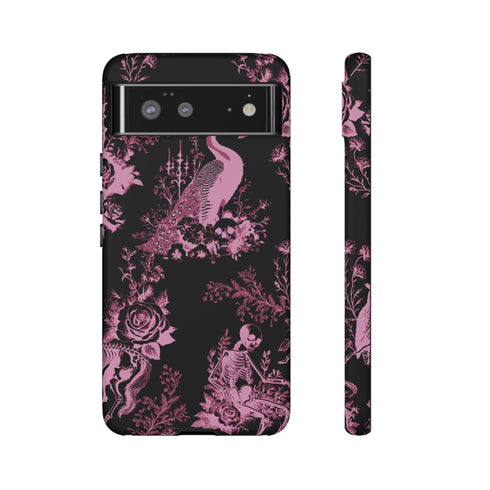 Gothic Peacock Toile Phone Case