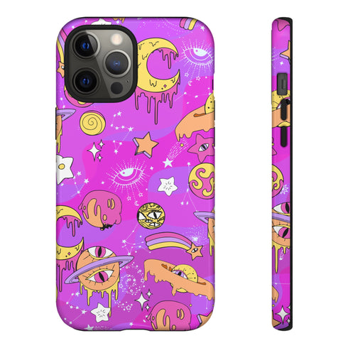 Galactic Gaze Phone Case in Pink