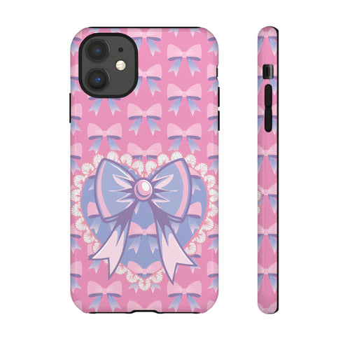 Heart Coquette Bow Phone Case