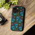 Skull Cherry Phone Case in Blue