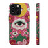 Maximalist Eye Cloud Faux Crochet Tough Case in Matte