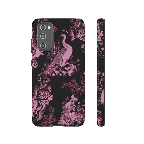Gothic Peacock Toile Phone Case