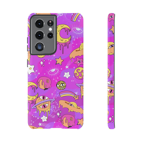 Galactic Gaze Phone Case in Pink