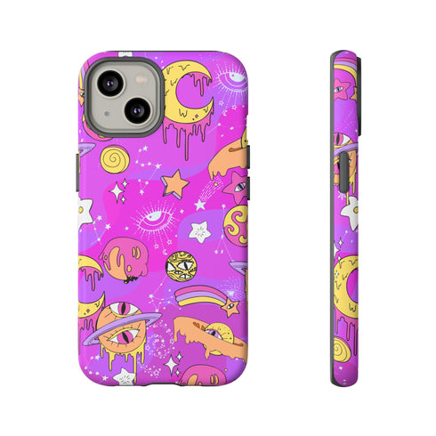 Galactic Gaze Phone Case in Pink