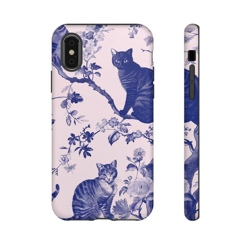 Cat Toile Phone Case