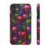 Stained Glass Cherry Skull Phone Case