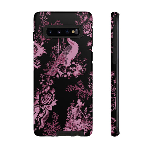 Gothic Peacock Toile Phone Case