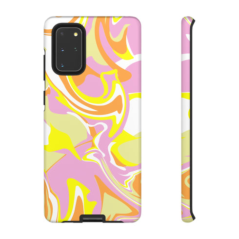 Marble Swirl Phone Case in Pink