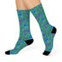 Green Tiger Head Socks