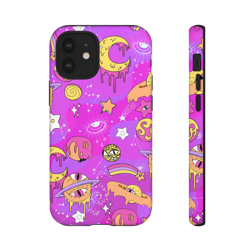 Galactic Gaze Phone Case in Pink