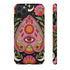Evil Eye Phone Case Planchette Design, Goth Boho Aesthetic Floral iPhone Case