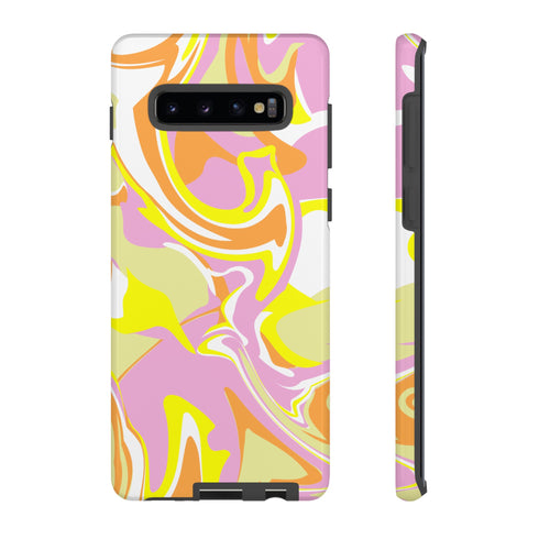 Marble Swirl Phone Case in Pink