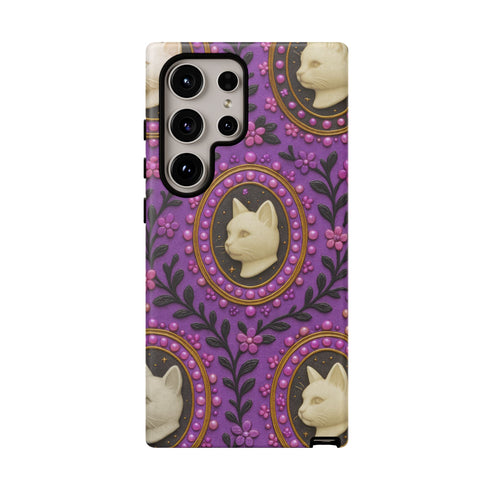 Baroque Cat Cameo Phone Case