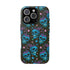 Skull Cherry Phone Case in Blue