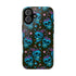 Skull Cherry Phone Case in Blue