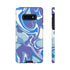 Blue Marble Swirl Phone Case in Blue
