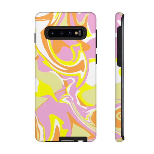 Marble Swirl Phone Case in Pink