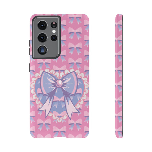 Heart Coquette Bow Phone Case