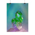 Raw Green Quartz Cluster Fine Art Print