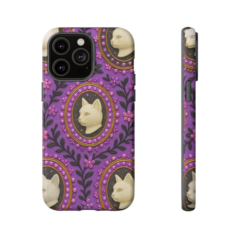 Baroque Cat Cameo Phone Case