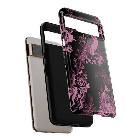 Gothic Peacock Toile Phone Case