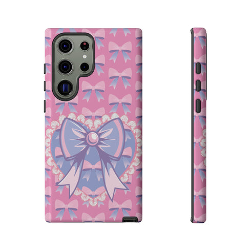 Heart Coquette Bow Phone Case