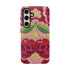 Faux Crochet Cherry Skull Phone Case | Pastel Goth Macabre Matte Cover