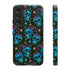 Skull Cherry Phone Case in Blue