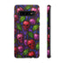 Stained Glass Cherry Skull Phone Case