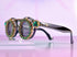 Jeweled Green Glitz Double Flip Sunglasses