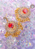 Scarlet Deco Drop Earrings