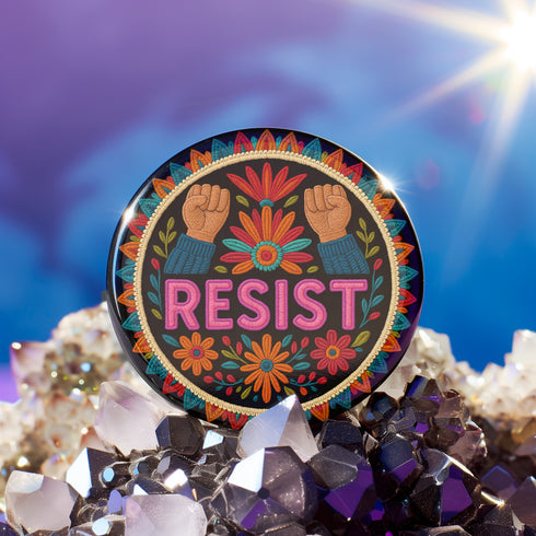 Resist Pinback Button Pin