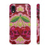 Faux Crochet Cherry Skull Phone Case | Pastel Goth Macabre Matte Cover