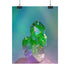 Raw Green Quartz Cluster Fine Art Print