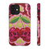 Faux Crochet Cherry Skull Phone Case | Pastel Goth Macabre Matte Cover