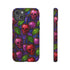 Stained Glass Cherry Skull Phone Case
