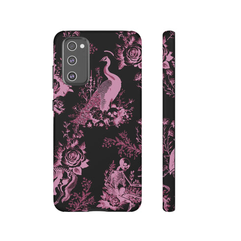 Gothic Peacock Toile Phone Case