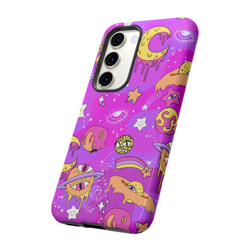 Galactic Gaze Phone Case in Pink