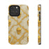 Marble Gold and White Skull Phone Case