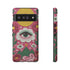 Maximalist Eye Cloud Faux Crochet Tough Case in Matte